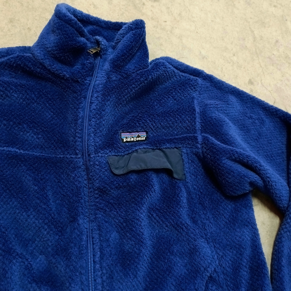Patagonia Women's Full Zip Re-Tool Jacket Textured Polyester Fleece Size Medium - Picture 3 of 13